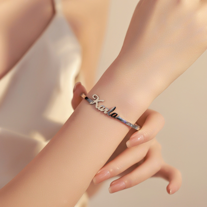 Classic Hot Selling Custom Thin Style Name Bracelets