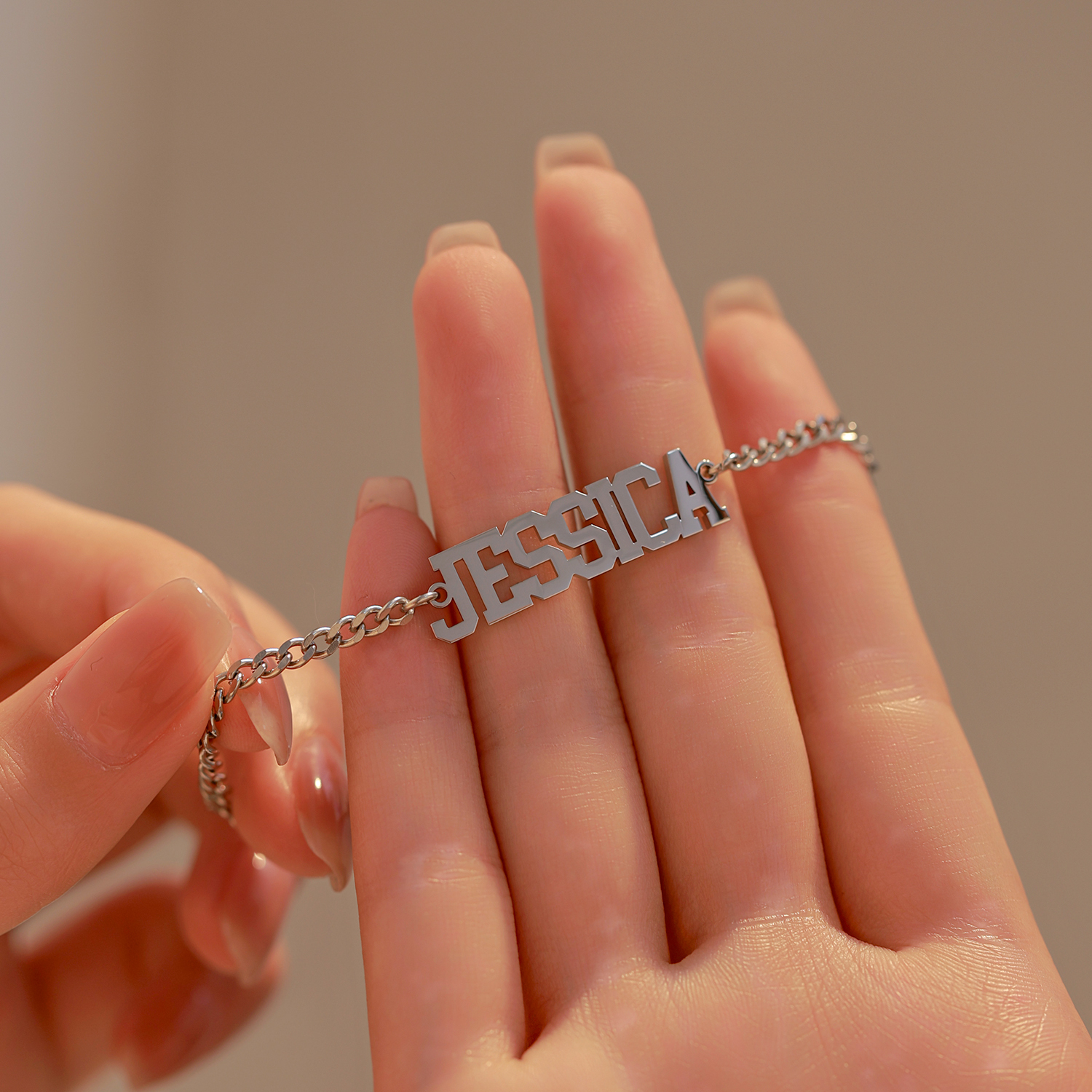 Simple Custom Name Word Bracelets and Ankles