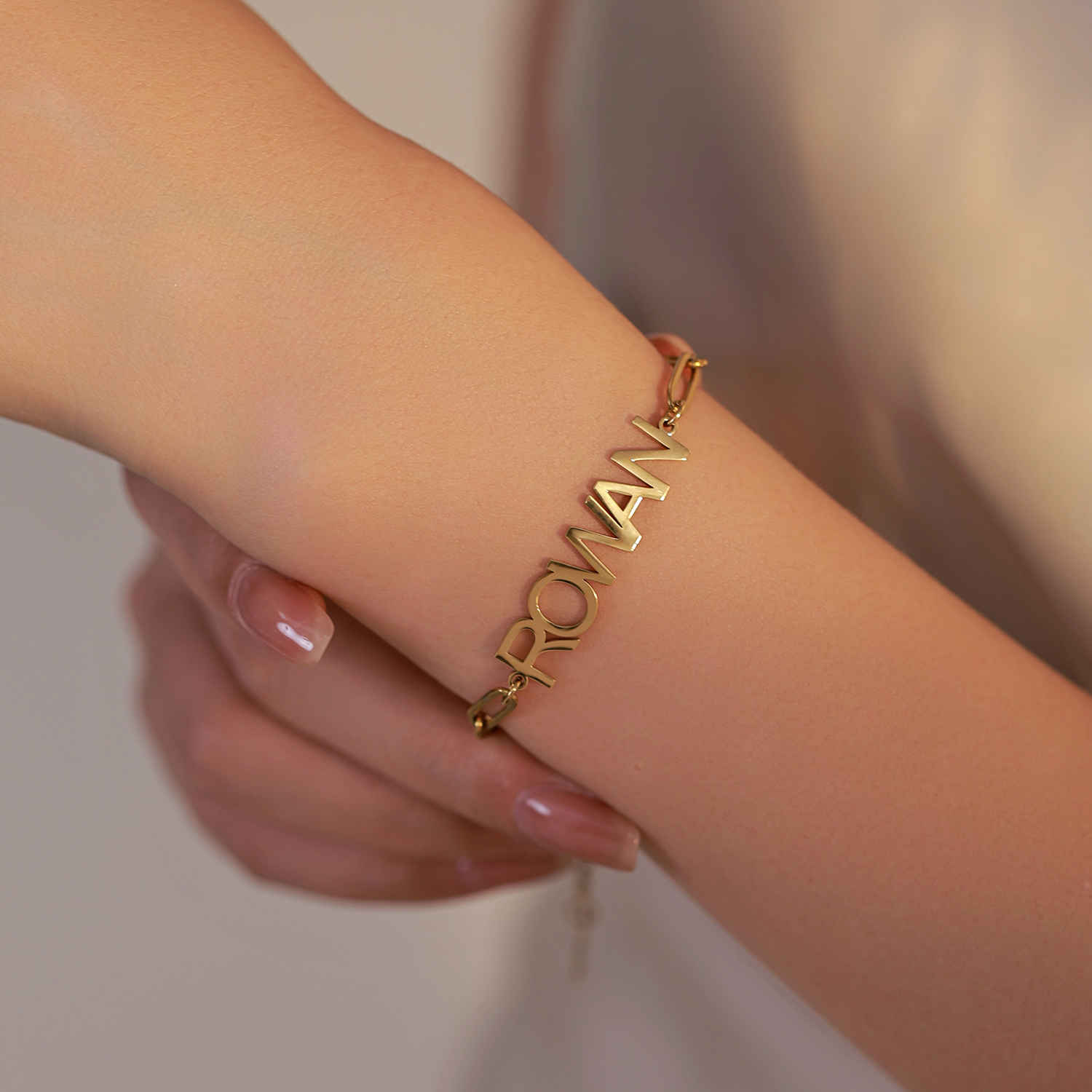 Custom Name Bracelets and Ankle with Design style Chains