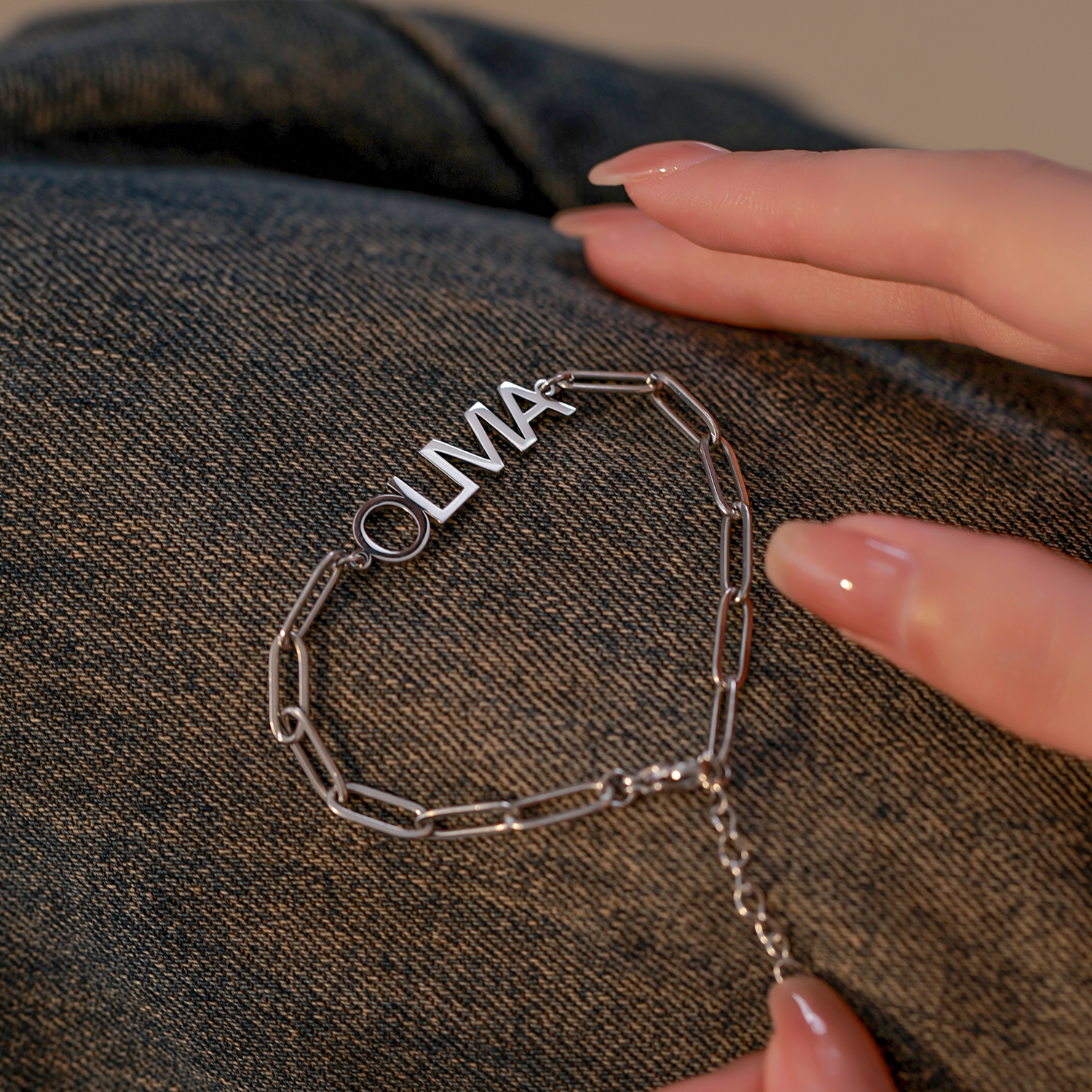 Custom Name Bracelets and Ankle with Design style Chains