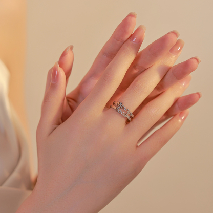 Custom Name Ring for Two Names Gift