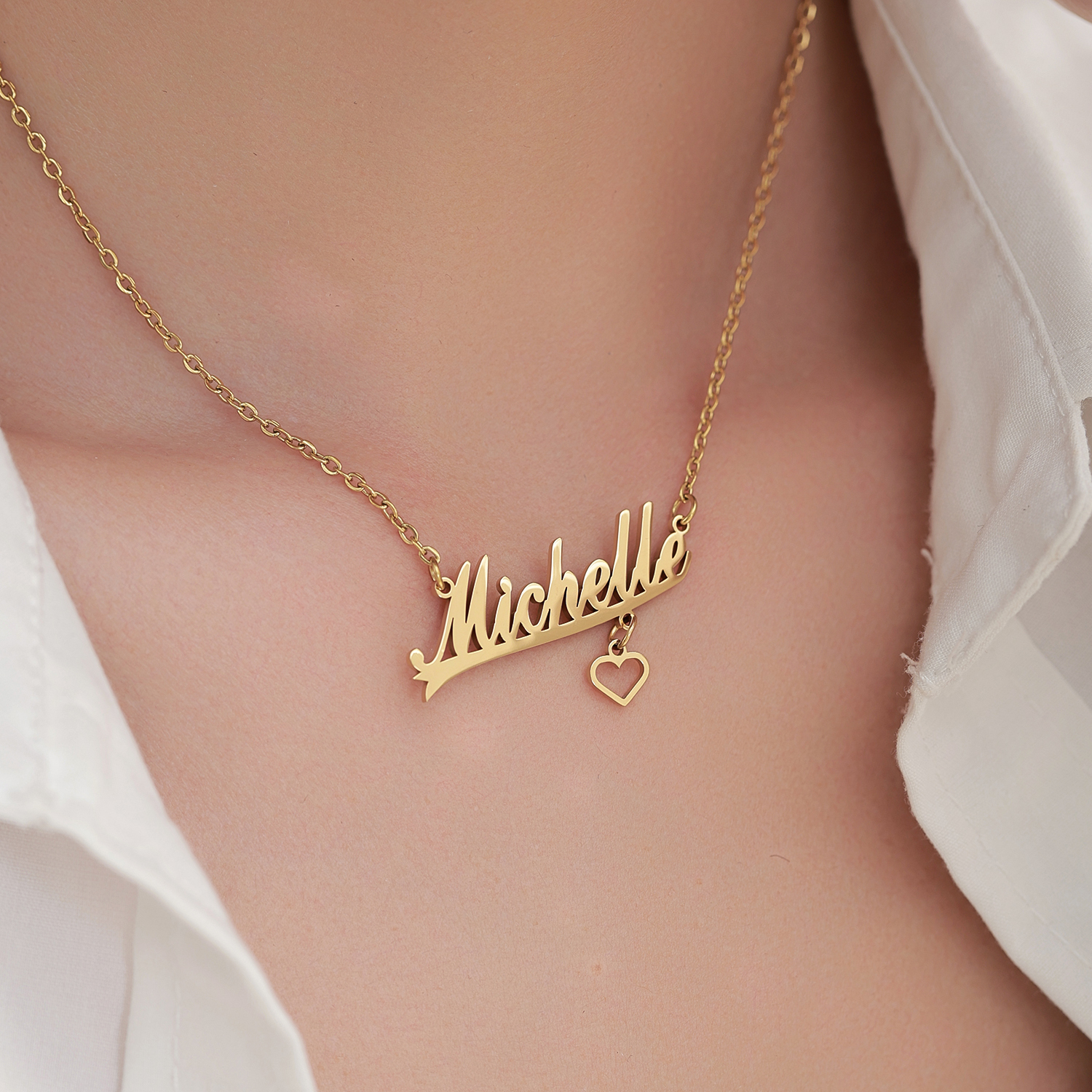 [Copy]Custom Name and DIY Symbol Necklace 
