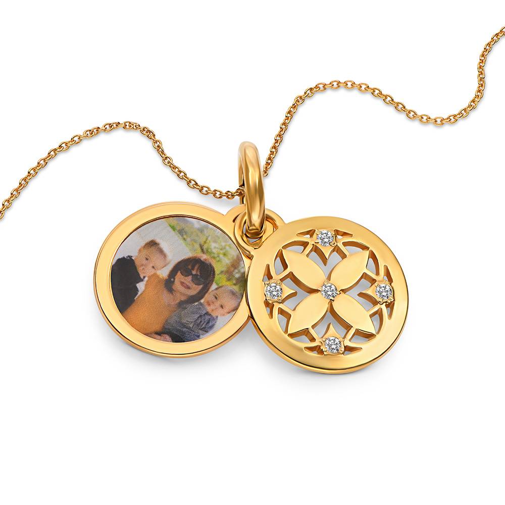 Customized Photo Print Pendant Necklace