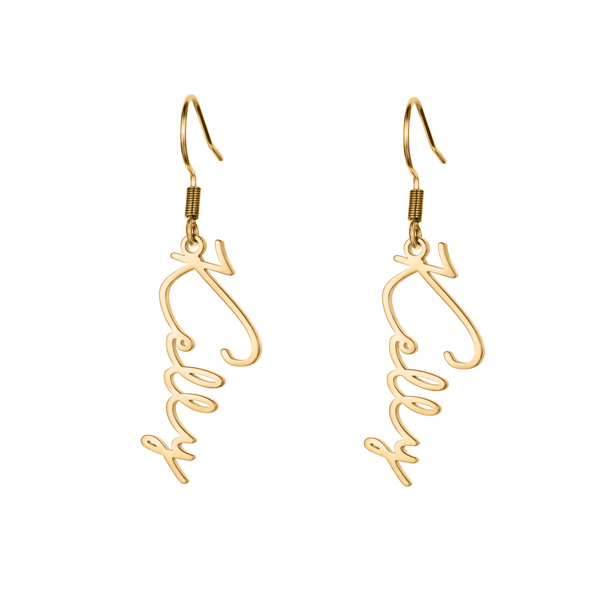 Classic Custom Name Earrings