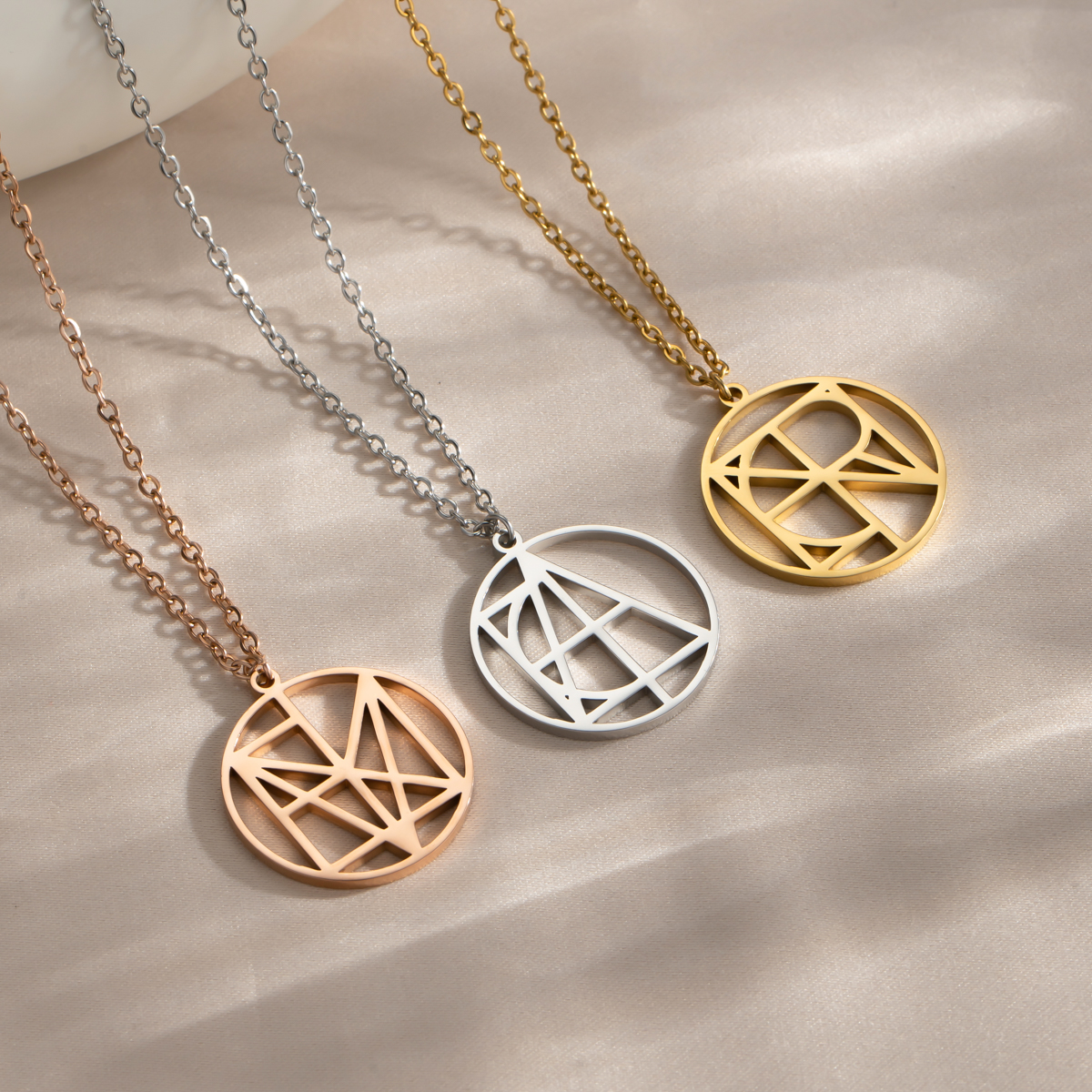 Personalized Name Logo Pendant Necklace