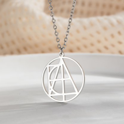 Personalized Name Logo Pendant Necklace