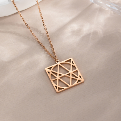 Personalized Name Logo Pendant Necklace