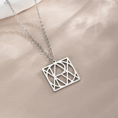 Personalized Name Logo Pendant Necklace