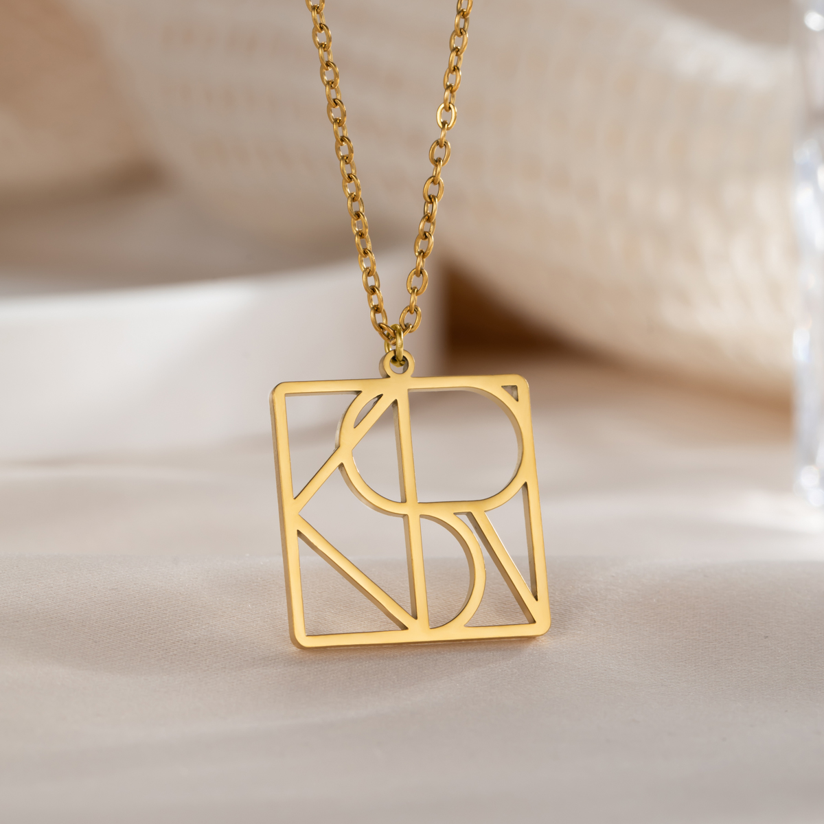 Personalized Name Logo Pendant Necklace