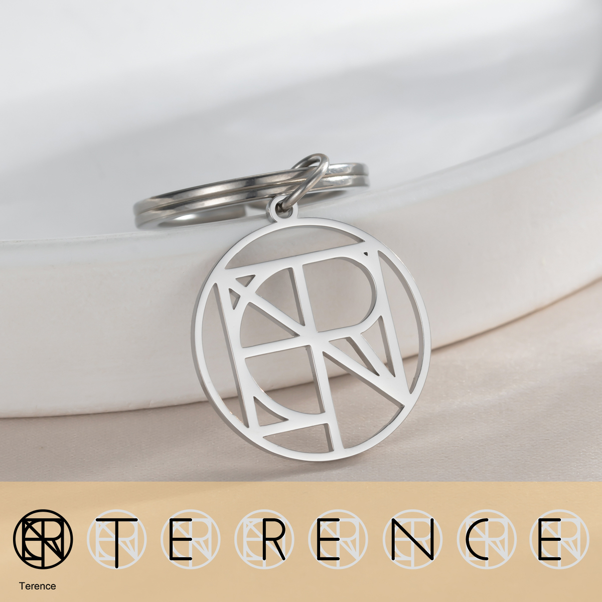 Custom Personalized Name Logo Keychain