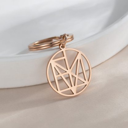 Custom Personalized Name Logo Keychain