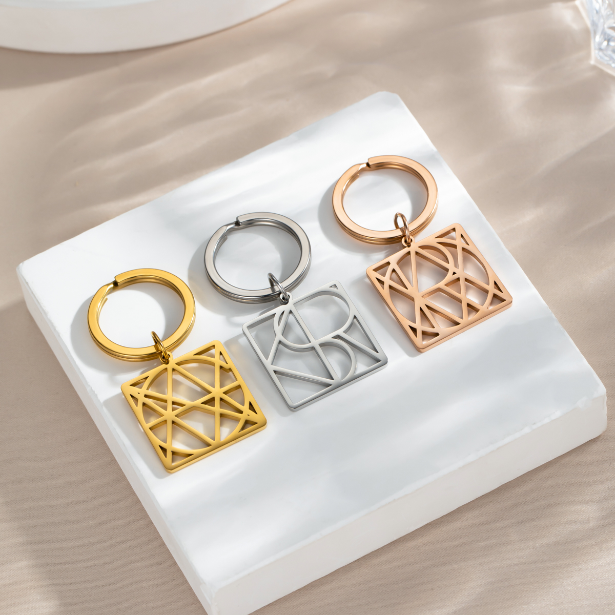 Custom Personalized Name Logo Keychain