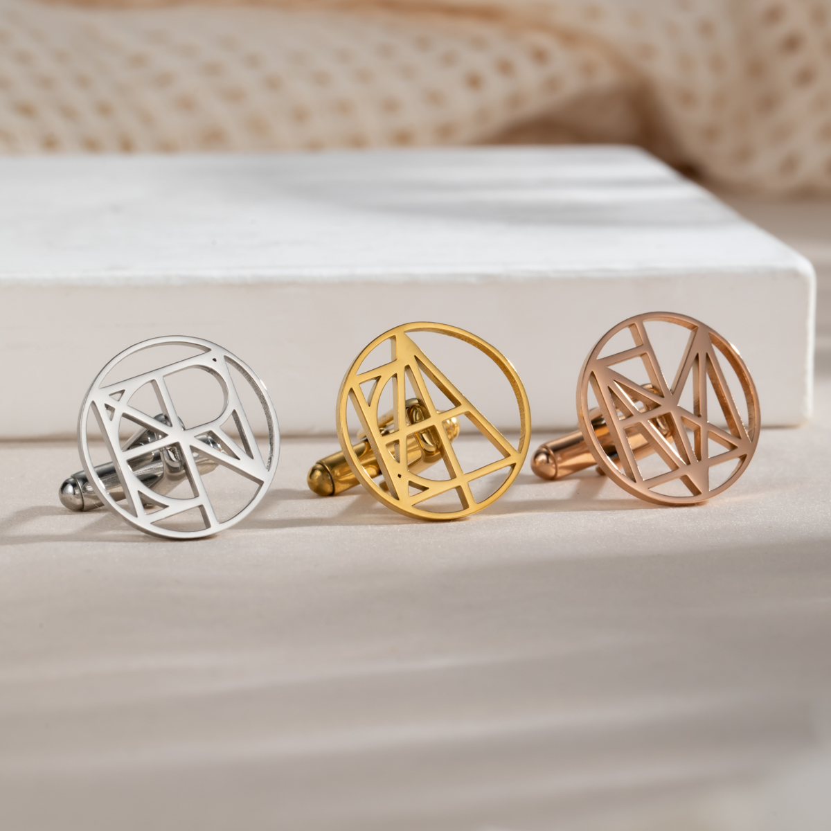 Personalized Name Logo Cufflink