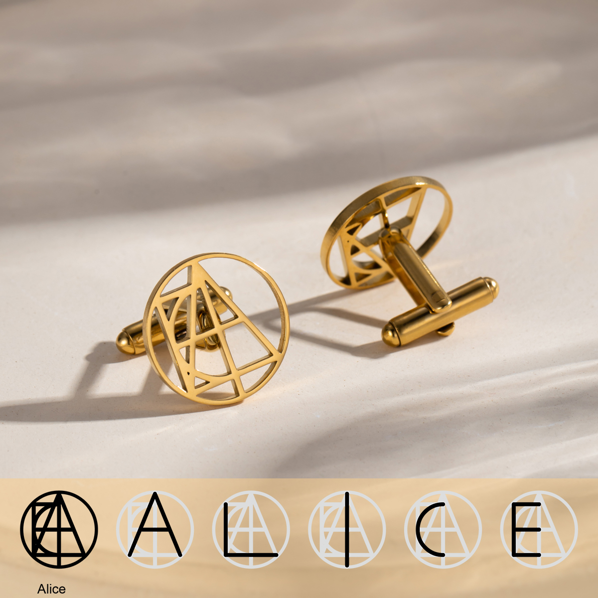 Personalized Name Logo Cufflink