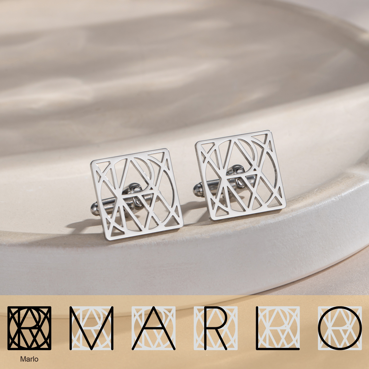 Personalized Name Logo Cufflink