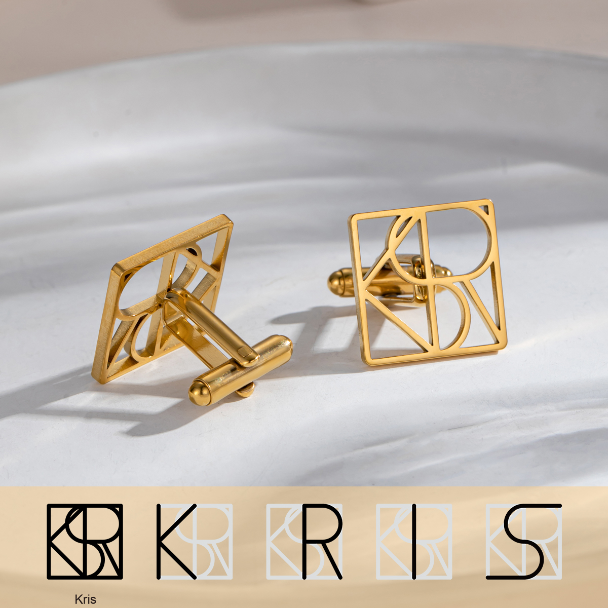 Personalized Name Logo Cufflink