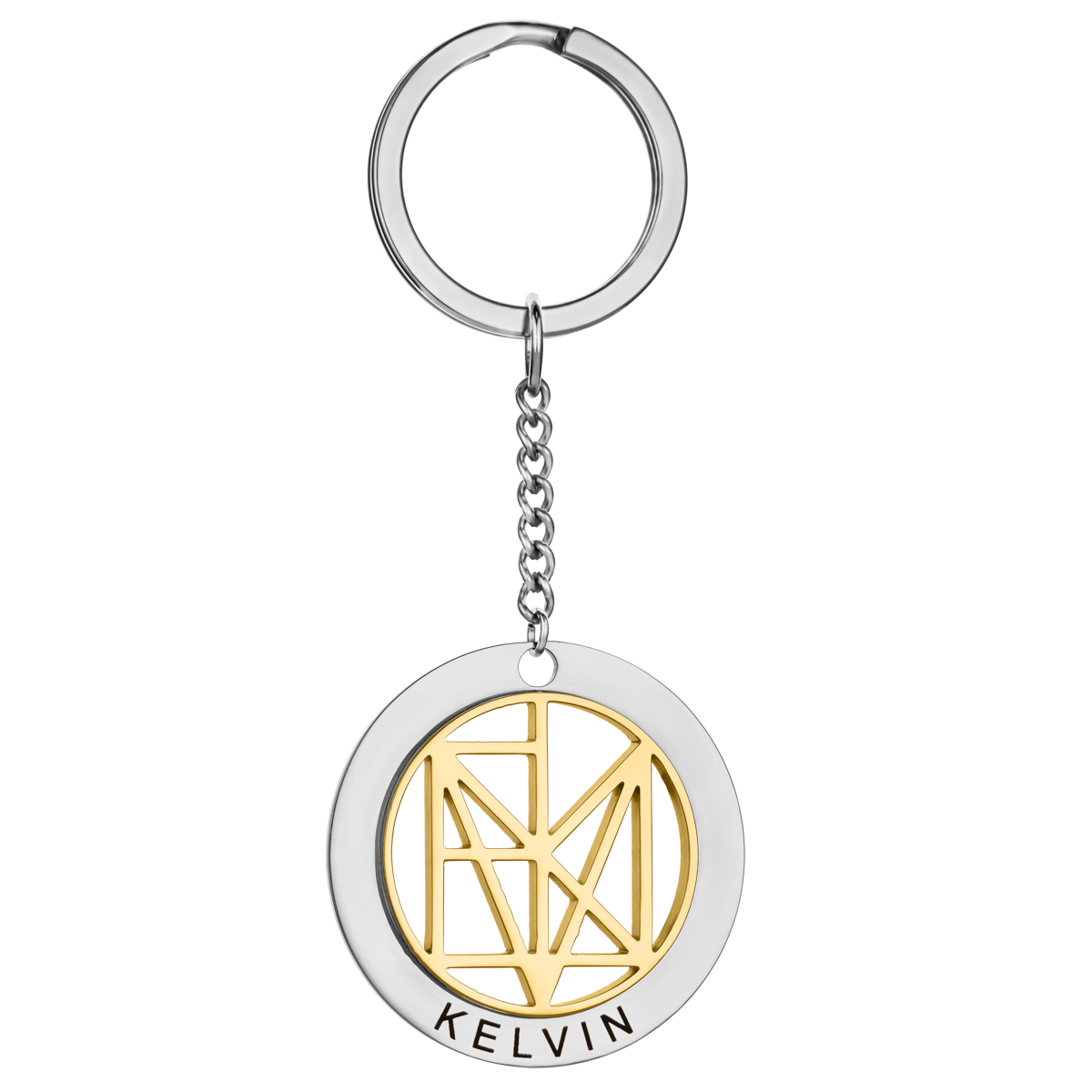 Personalized Engraved Name Logo Keychain