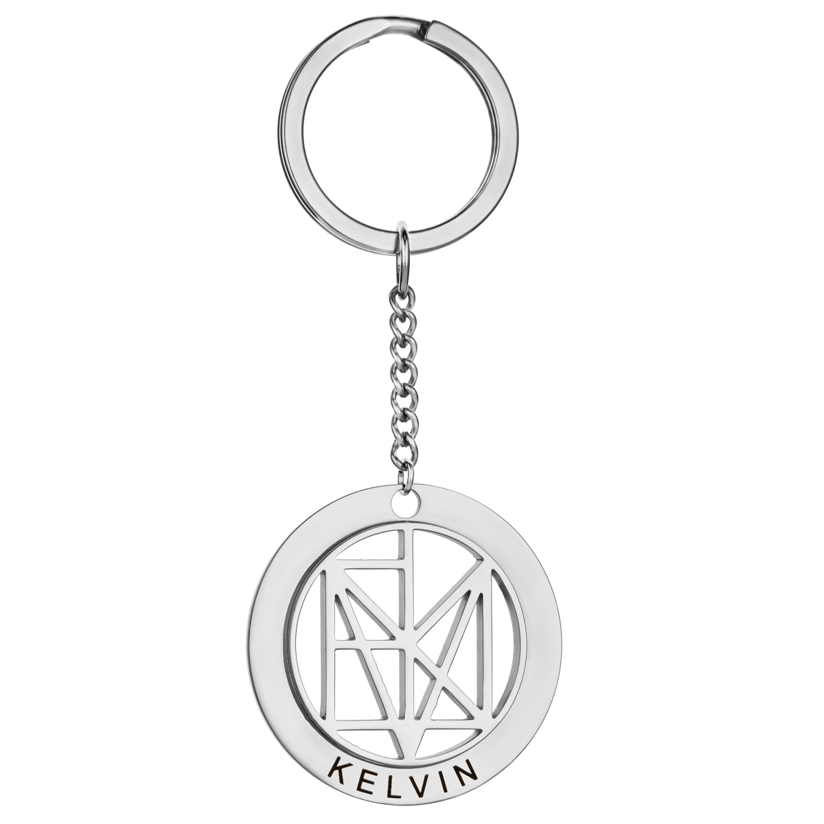 Personalized Engraved Name Logo Keychain