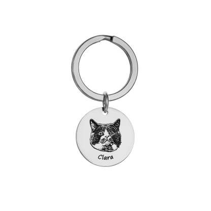 Custom Keychains with Carved Figures and Pets