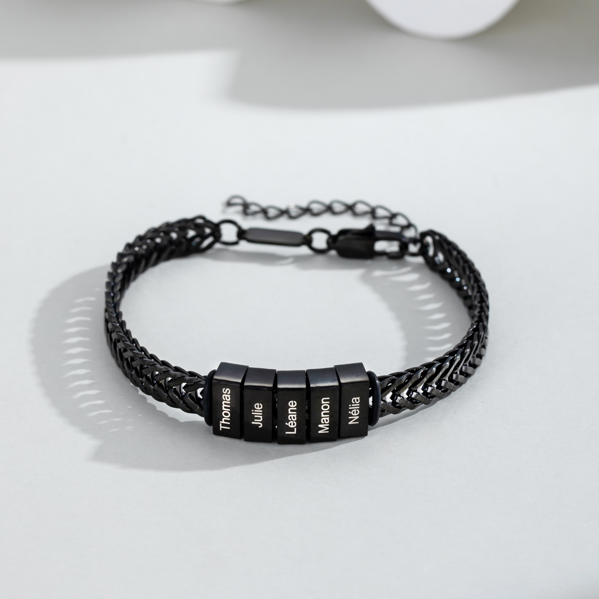Men‘s Personalized Multi Name Engraved Bracelet