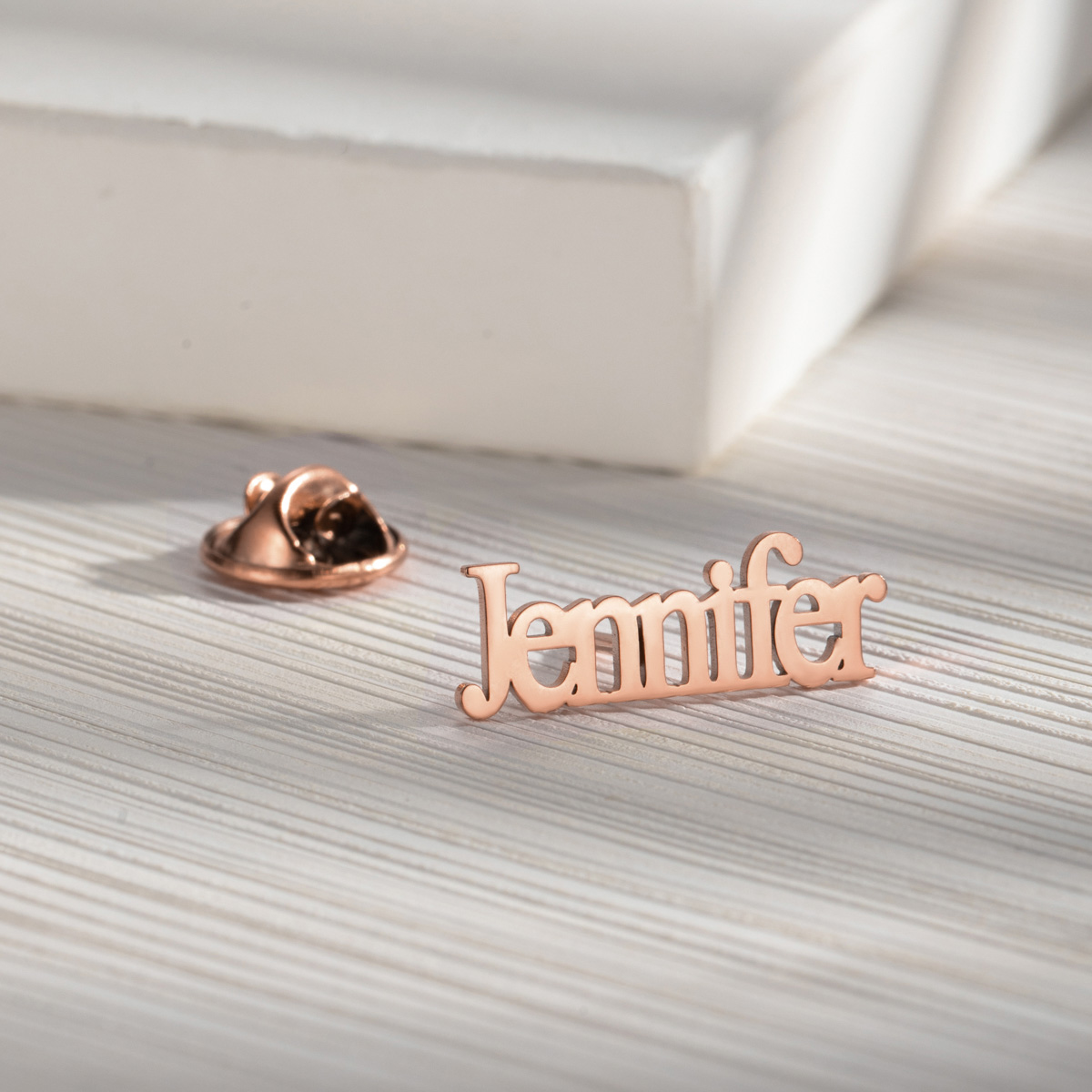 Personalized Stainless Steel Custom Name Brooch