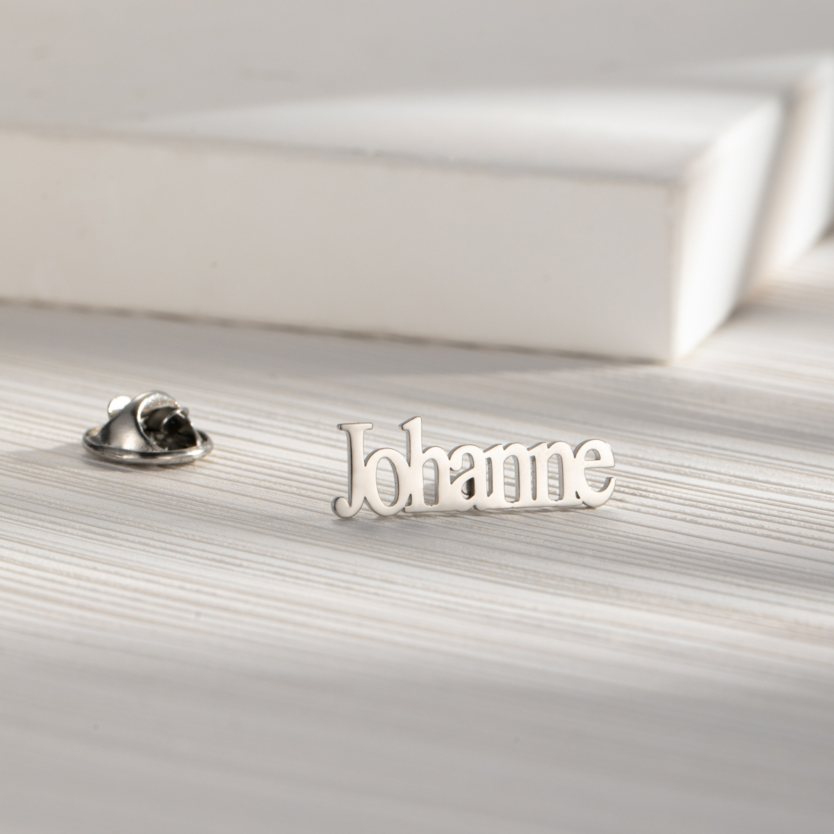 Personalized Stainless Steel Custom Name Brooch