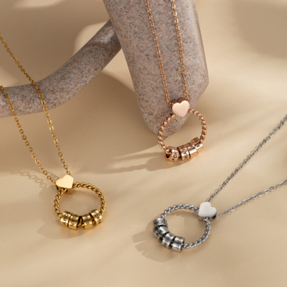 Customized Multi Name Engraved Necklace