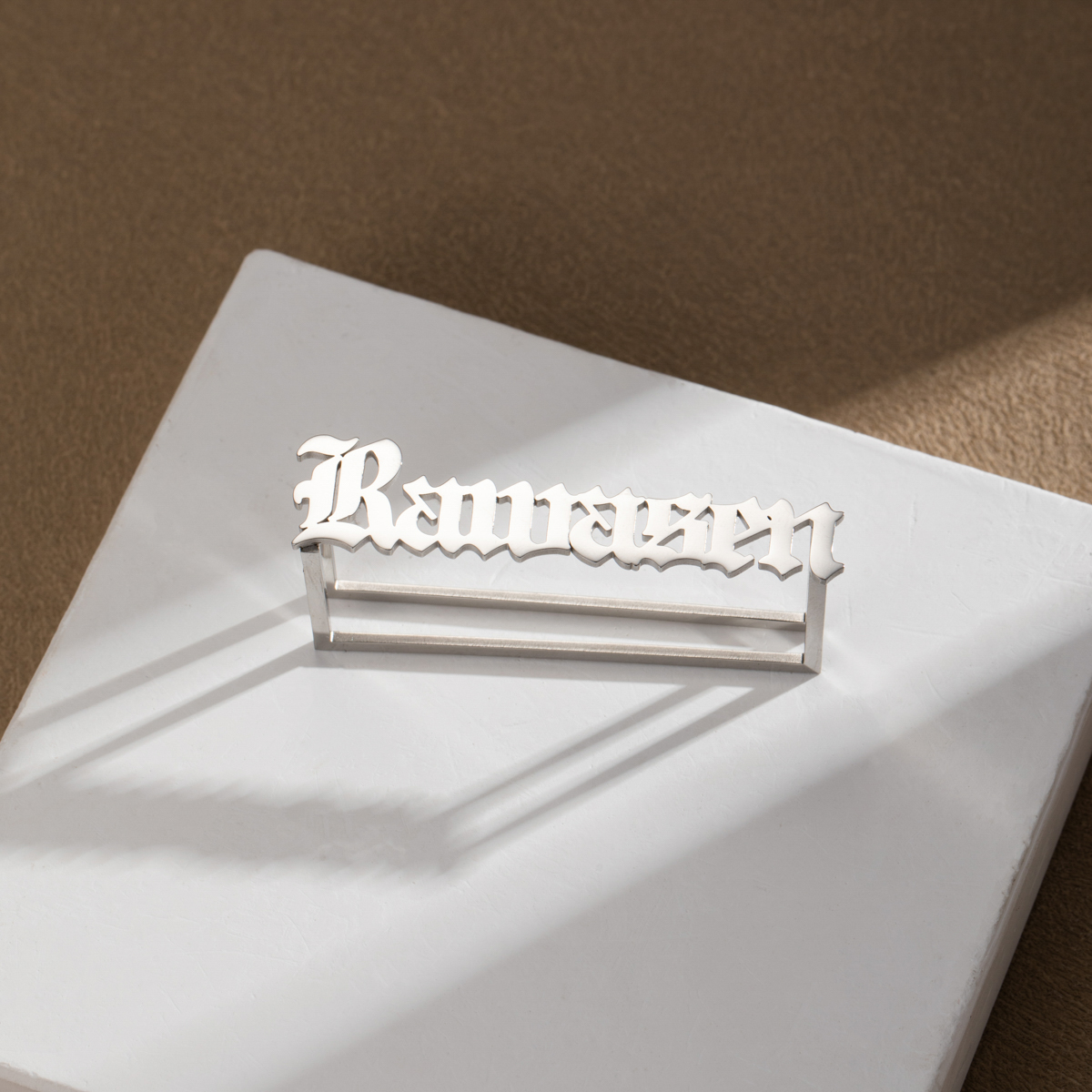 Personalized Name Ring for Knuckle