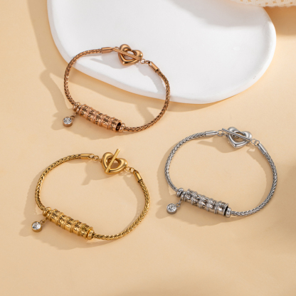 Custom Name Beading Bracelet