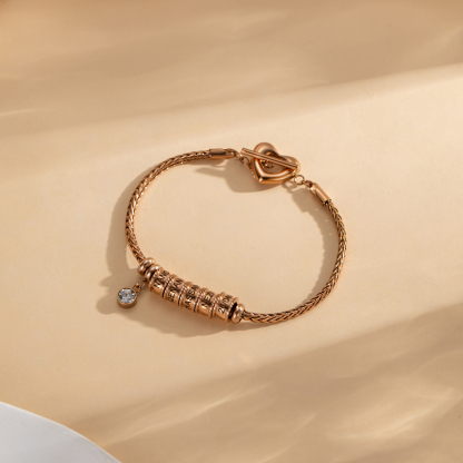 Custom Name Beading Bracelet