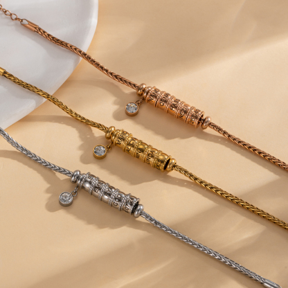 Custom Name Beading Bracelet