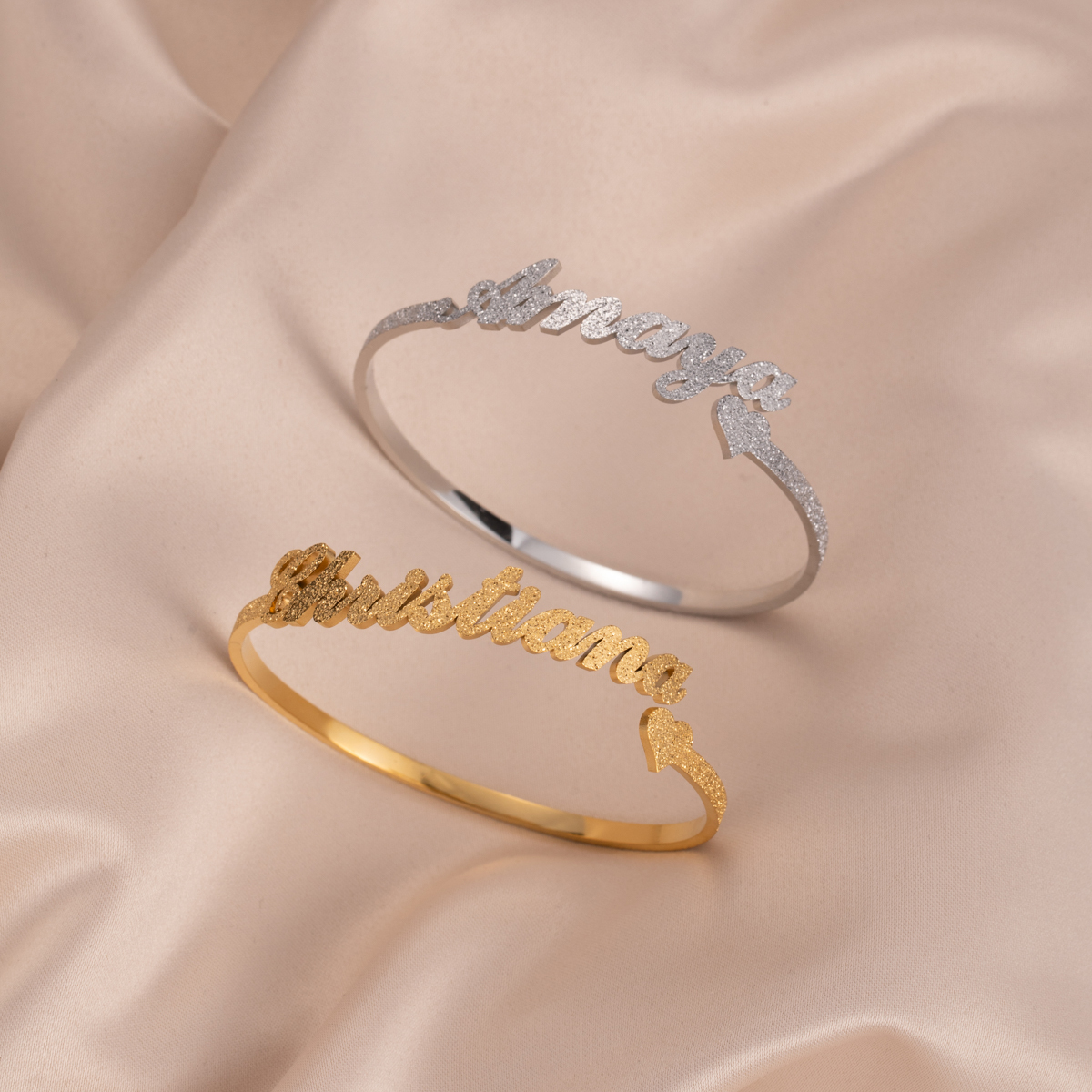 Custom Name Bracelet with Overall Sanding Process