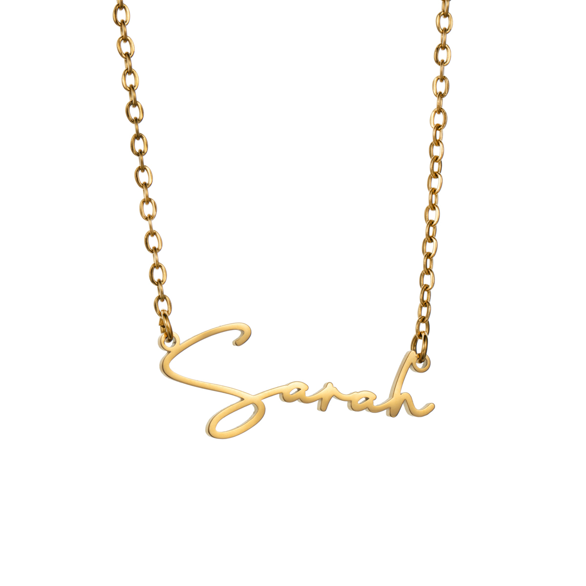 Minimalist Cursive Name Necklace