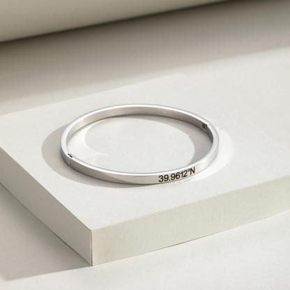 [Copy]Thin Version Engraved Bracelet For Expressing Love 