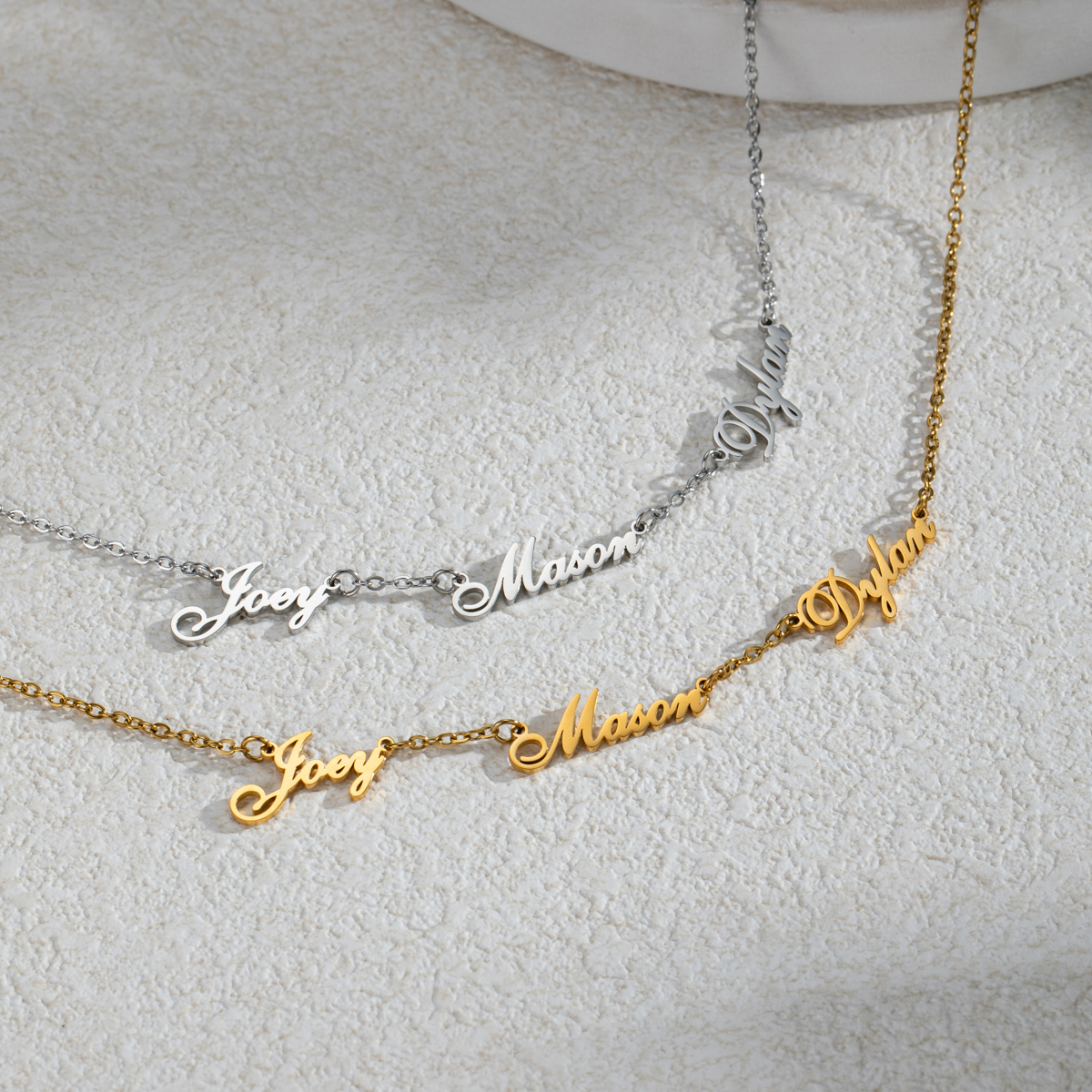 Custom Multi-Name Necklaces