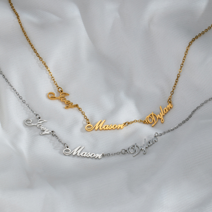 Custom Multi-Name Necklaces