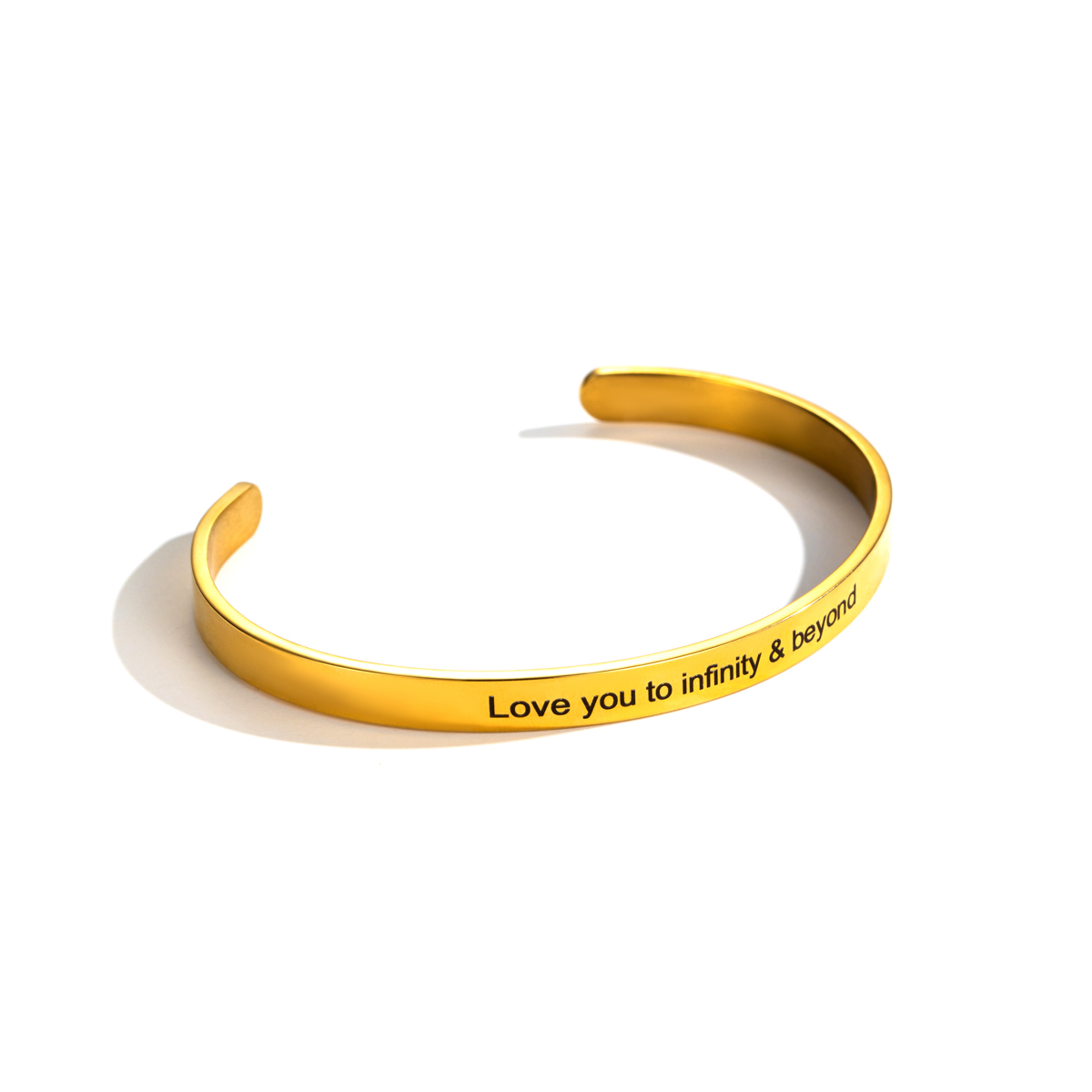 Engraved Bracelet for Expressing Love 