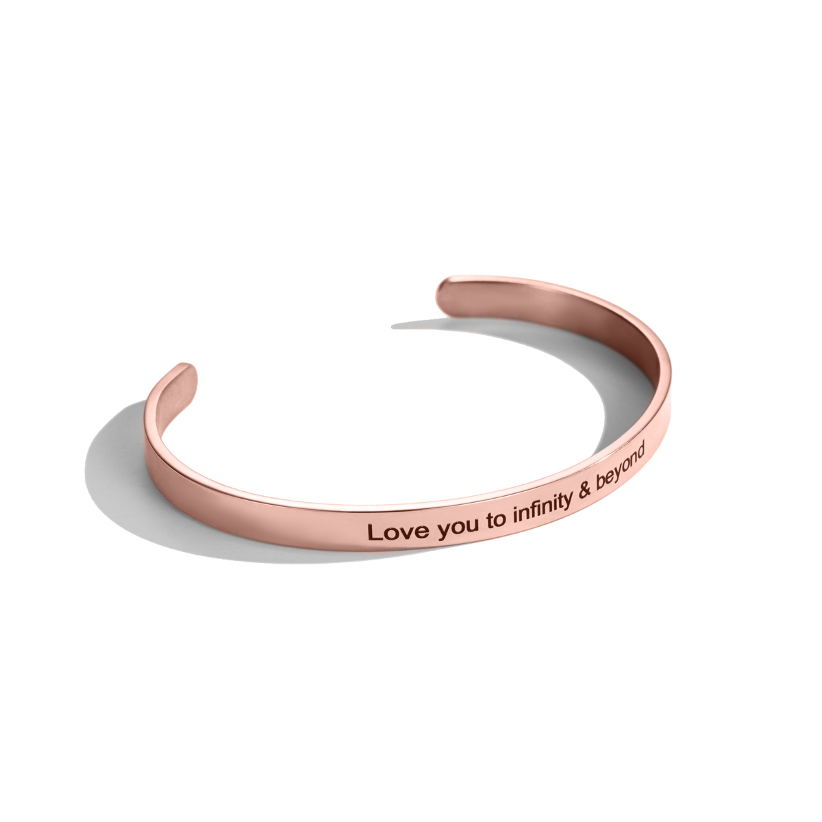 Engraved Bracelet for Expressing Love 
