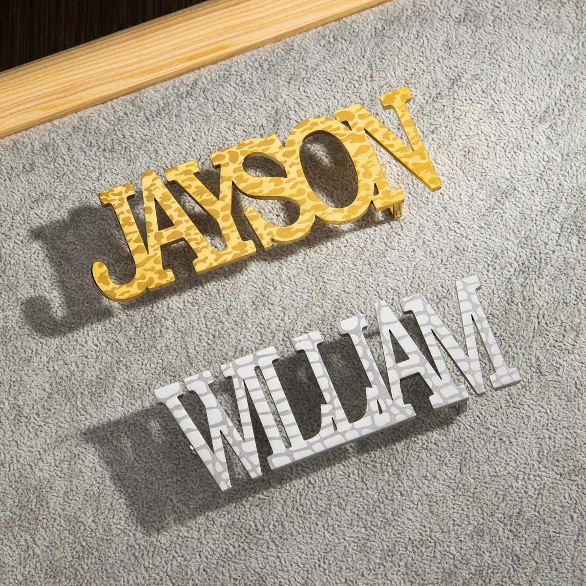 Customized Name Camouflage Belt Buckle