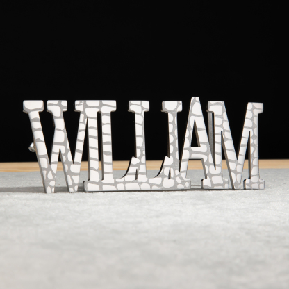 Customized Name Camouflage Belt Buckle