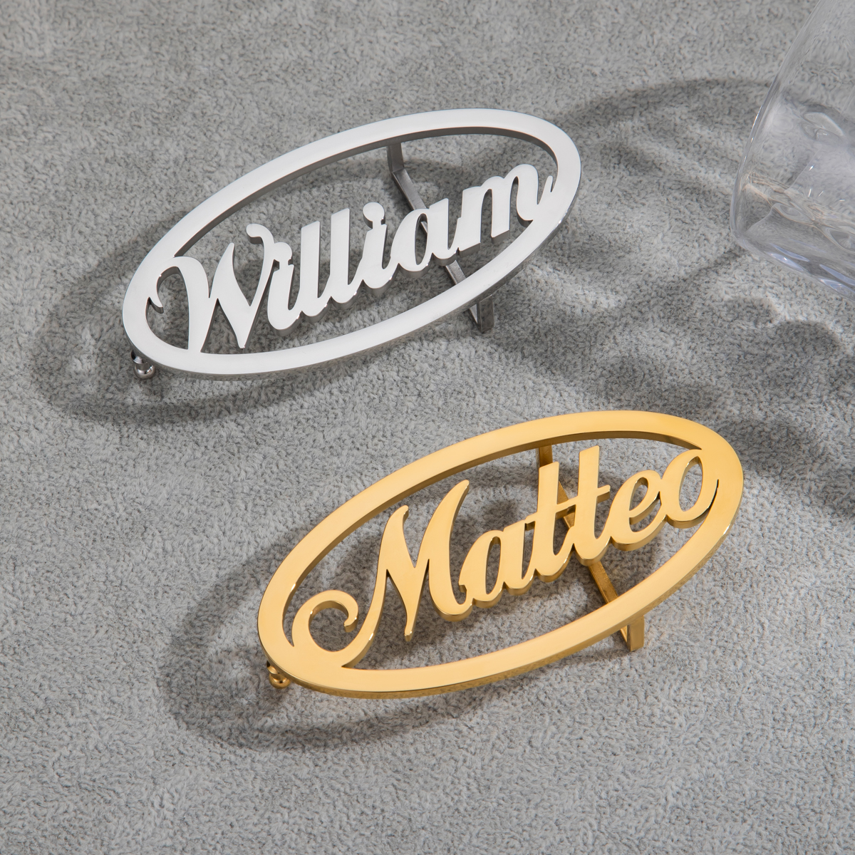 Customized Name Oval Belt Buckle