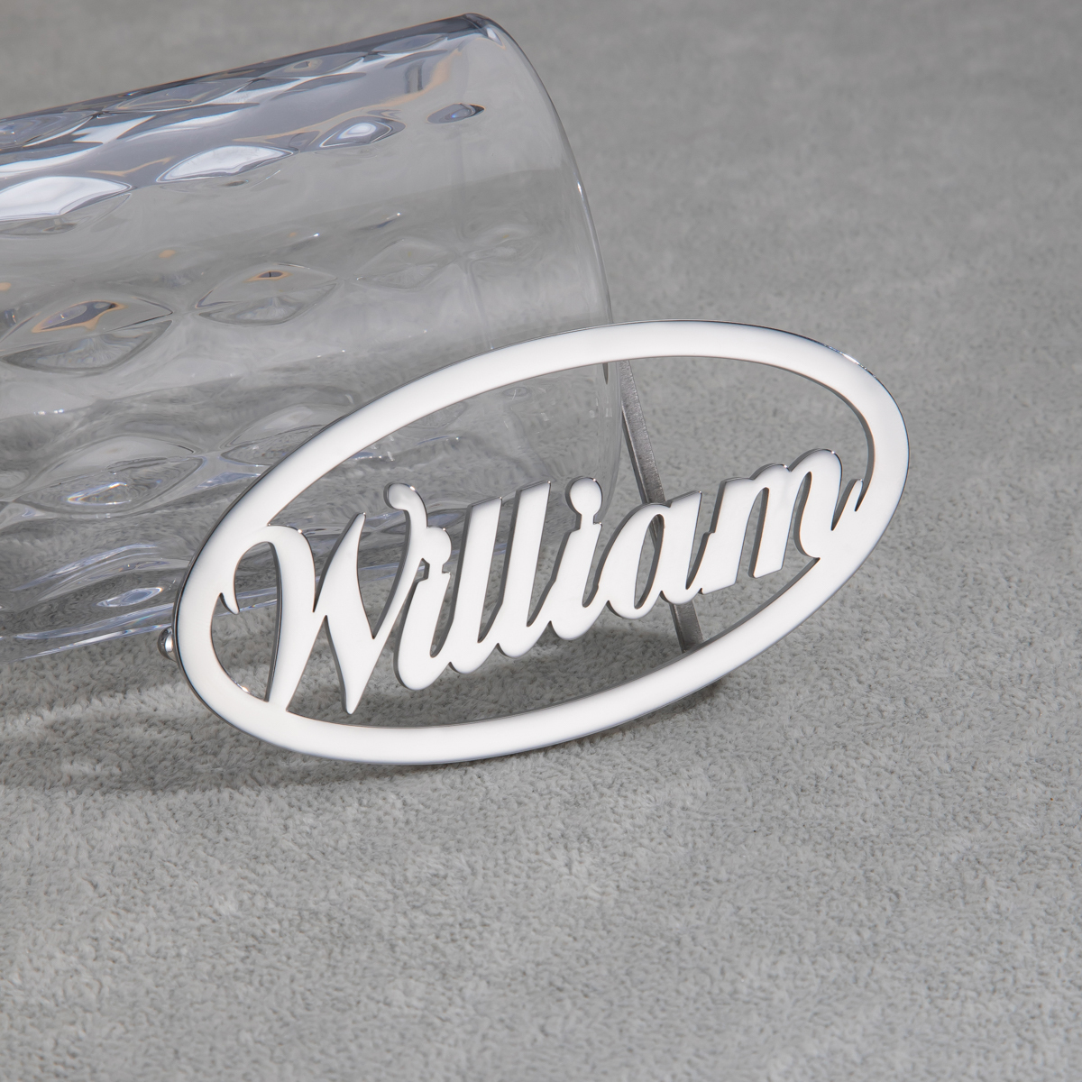 Customized Name Oval Belt Buckle