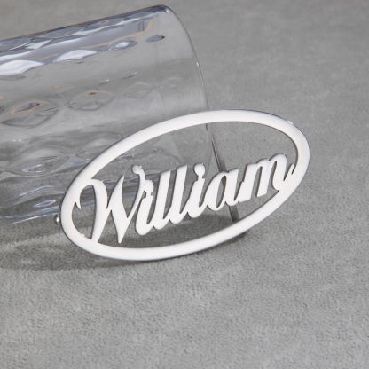 Customized Name Oval Belt Buckle