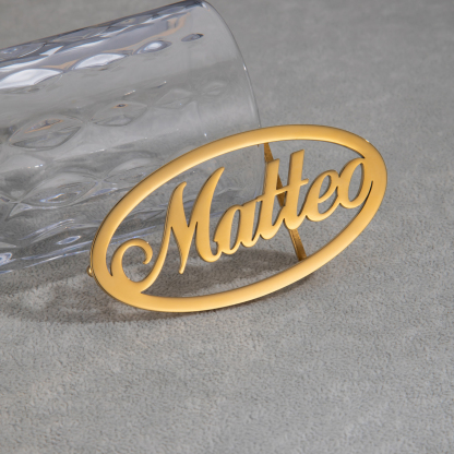 Customized Name Oval Belt Buckle