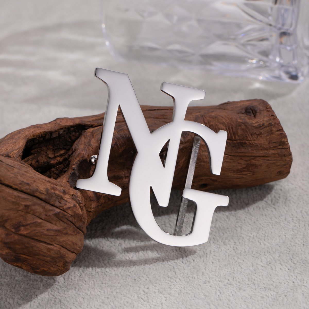 Customized Initial Letter Belt Fastener