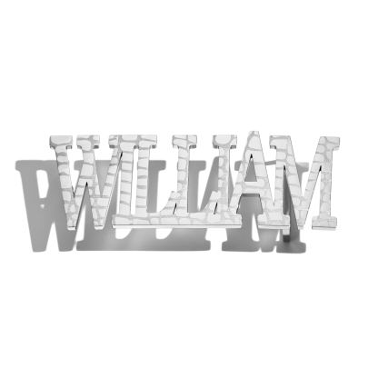 Customized Name Camouflage Belt Buckle