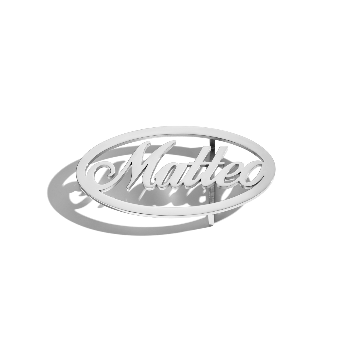 Customized Name Oval Belt Buckle