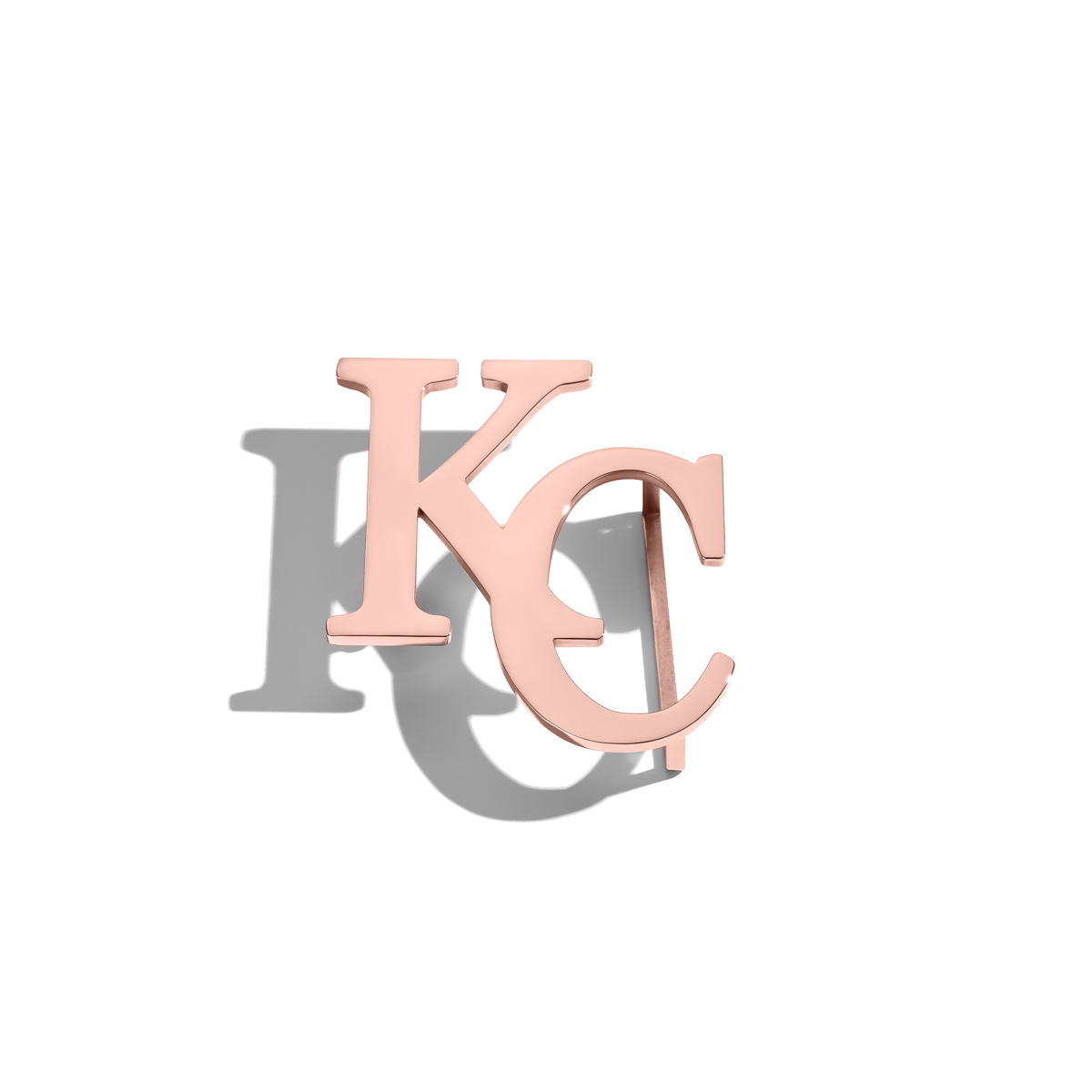 Customized Initial Letter Belt Fastener