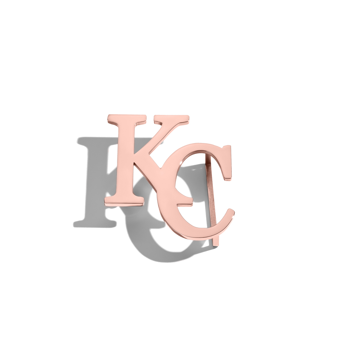 Customized Initial Letter Belt Fastener