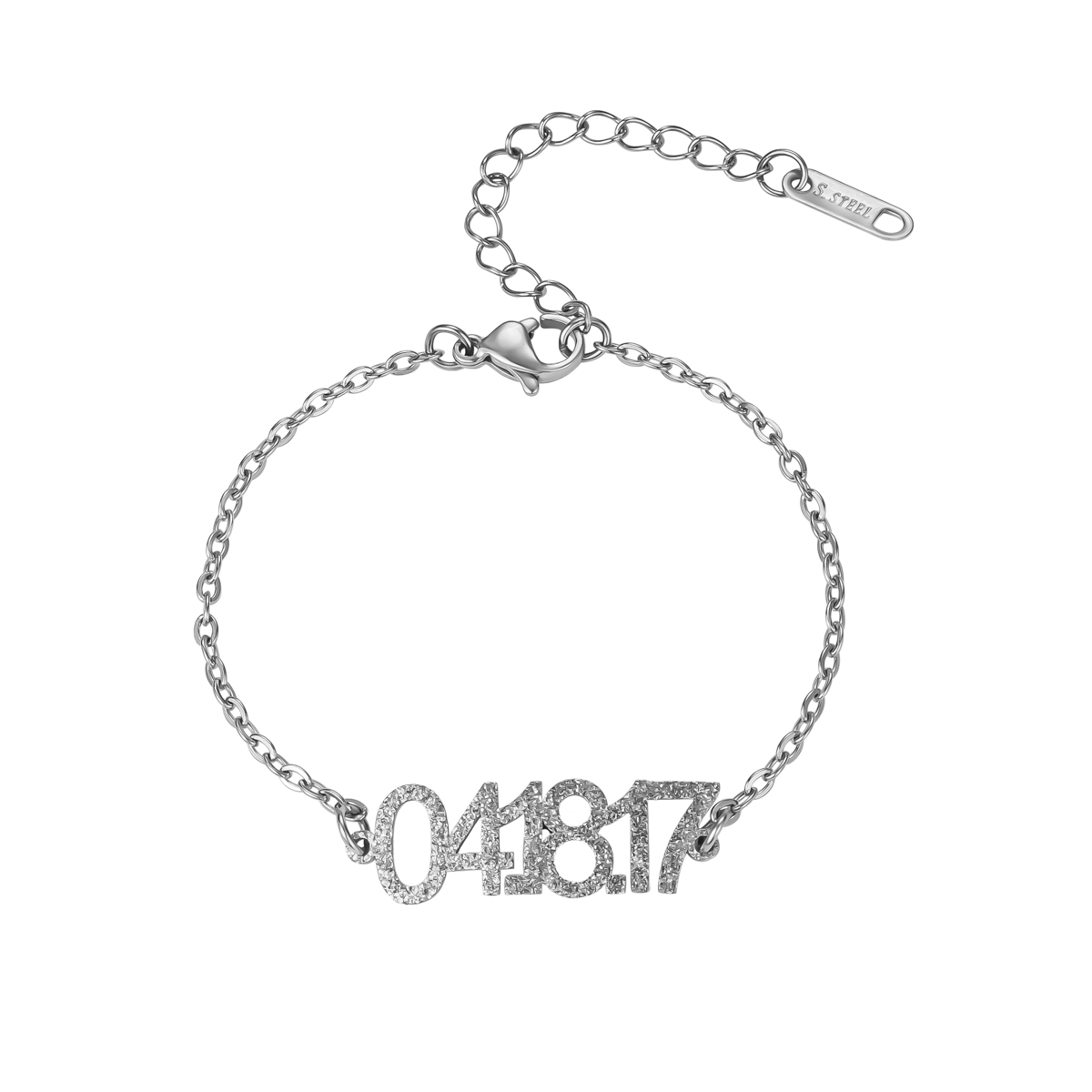 Customized Sand-Pressed Bracelet with Commemorative Significance Numbe